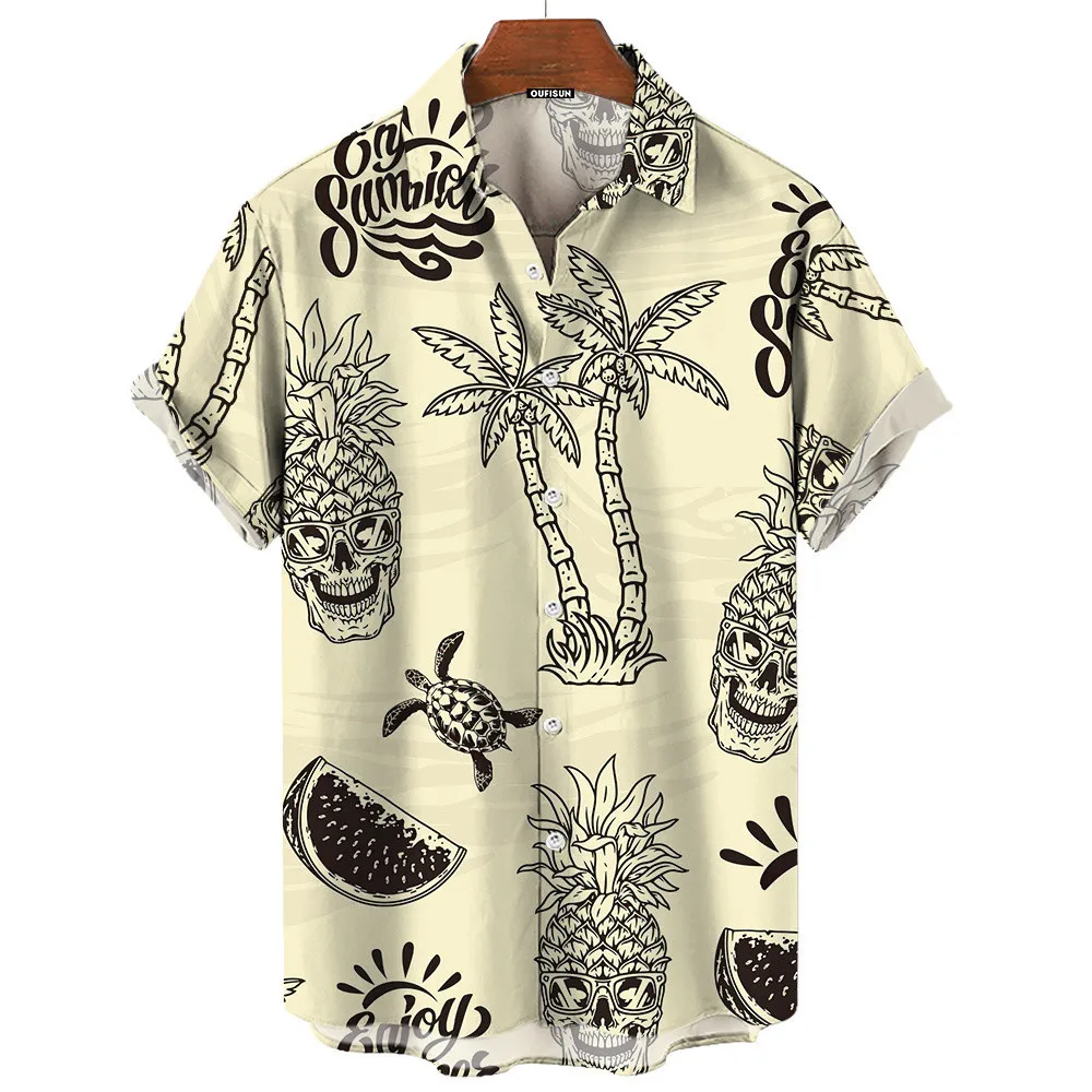 Kemeja Hawaii Retro Musim Pana - Vintage Hawaiian Floral Shirt ulasan dan harga