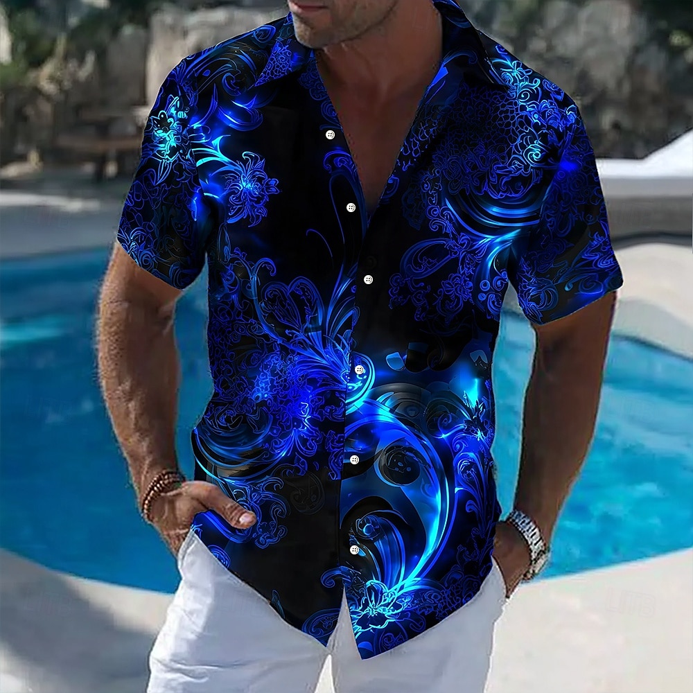 Kemeja Hawaii Musim Panas Bung - Vintage Hawaiian Floral Shirt ulasan dan harga