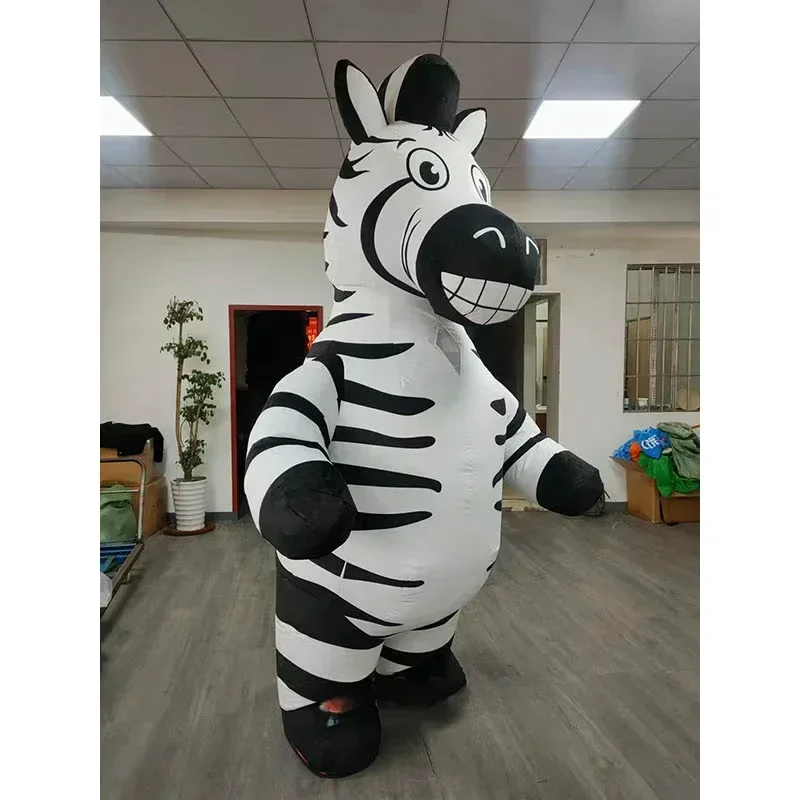 Kostum Maskot Zebra Tiup, Kost - Suits ulasan dan harga
