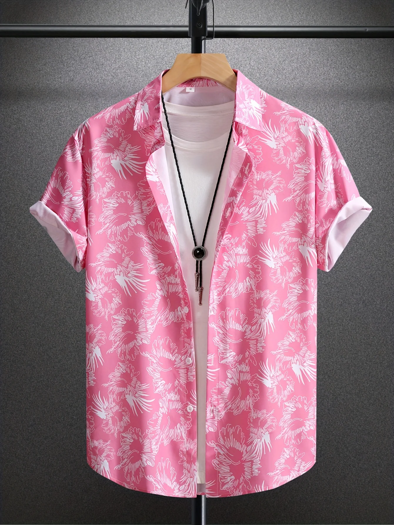 Kemeja Hawaii Aloha Biru Muda  - Vintage Hawaiian Floral Shirt ulasan dan harga