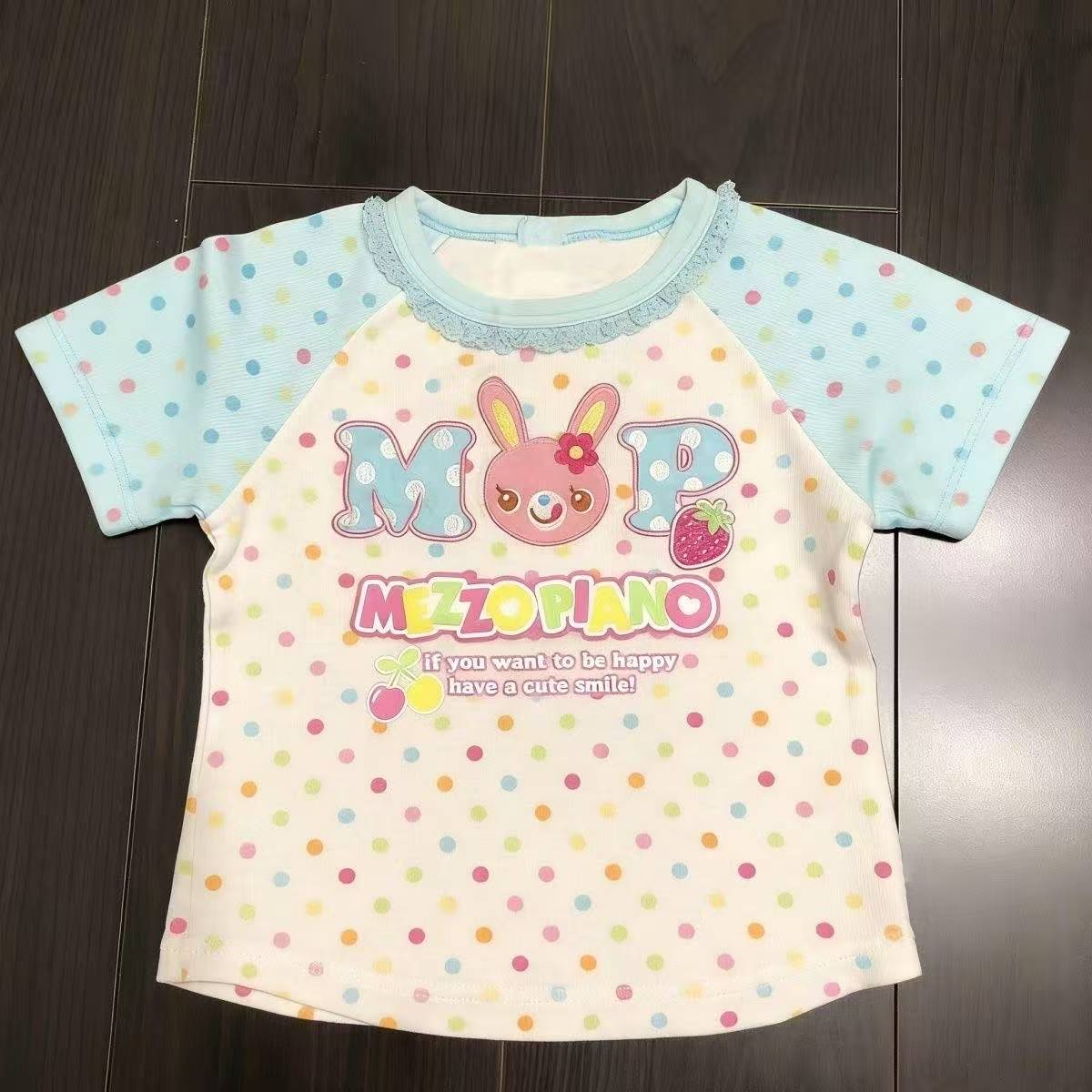 Kaos Crop Top Bermotif Y2K Luc - Shirts ulasan dan harga