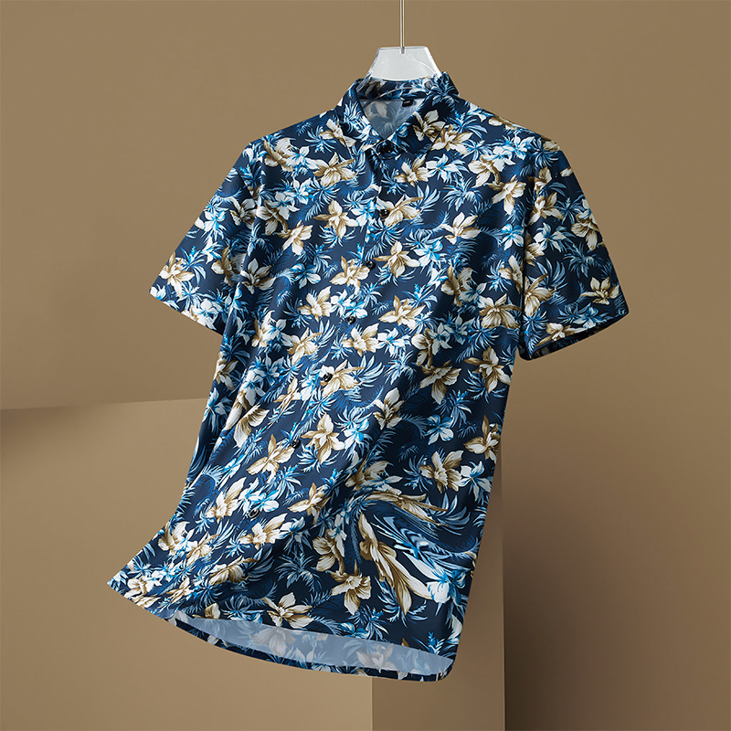 Kaus ukuran besar pria, 12XL 7 - Vintage Hawaiian Floral Shirt ulasan dan harga