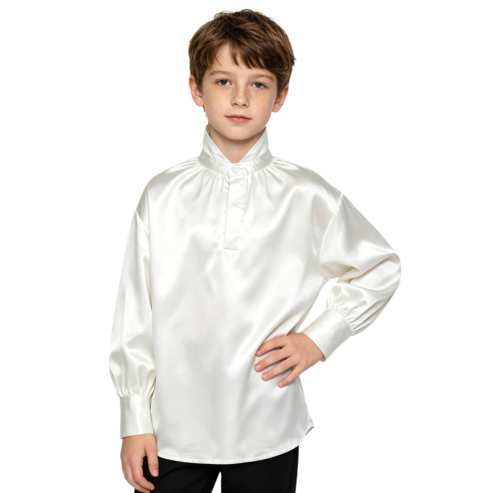 Kemeja Satin Bergaya Abad Pert - Shirts ulasan dan harga